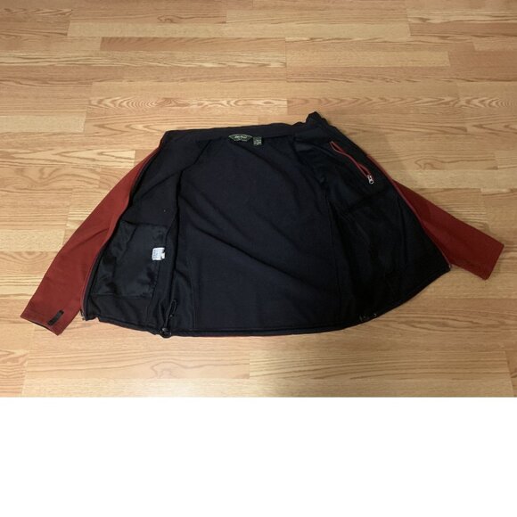 Eddie Bauer Coat Orange Red Adult Size M - Picture 3 of 3